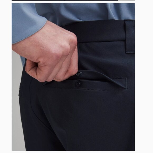 Lululemon Men's 36 Commission Classic Fit Shorts Navy 7" Warpstreme M7AFMS ️ - Picture 5 of 16